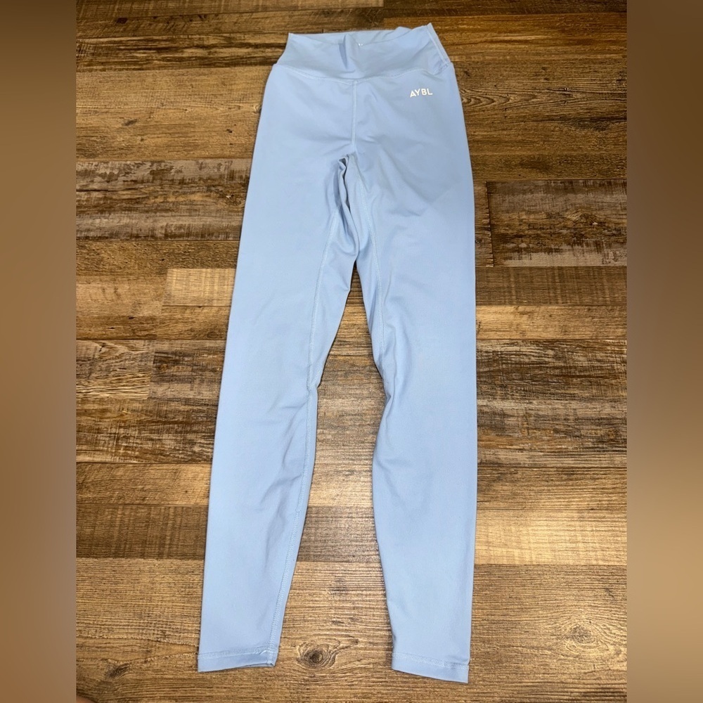 AYBL Staple High Waist Leggings XS Blue Athletic Gym 4th picture is best color